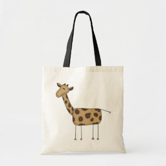 Strichmännchen-Giraffen-T-Shirts und Geschenke Tragetasche