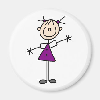 Strichmännchen Girl Magnet