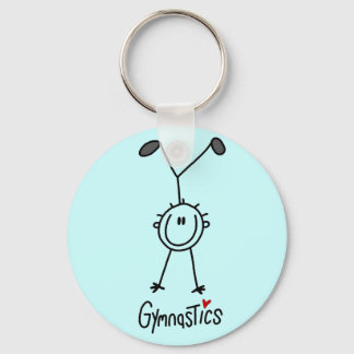 Strichmännchen Gymnastik - Tshirts und Geschenke Schlüsselanhänger