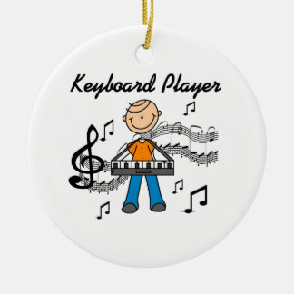 Strichmännchen Handy-Player-Geschenke Keramikornament