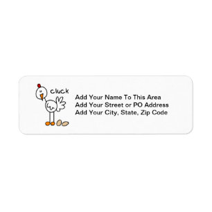 Strichmännchen-Huhn-T - Shirts und Geschenke