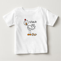 Strichmännchen-Huhn-T-Shirts und Geschenke