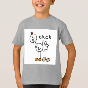 Strichmännchen-Huhn-T-Shirts und Geschenke T-Shirt