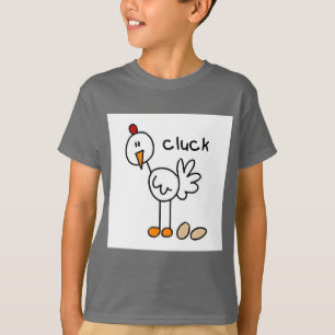 Strichmännchen-Huhn-T-Shirts und Geschenke T-Shirt