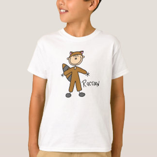 Strichmännchen im Raccoon-Anzugs-Shirt T-Shirt