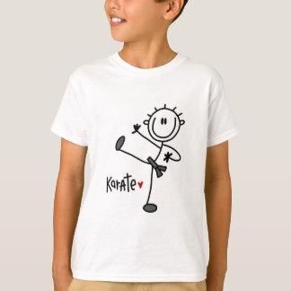 Strichmännchen Karate T - Shirt und Geschenke