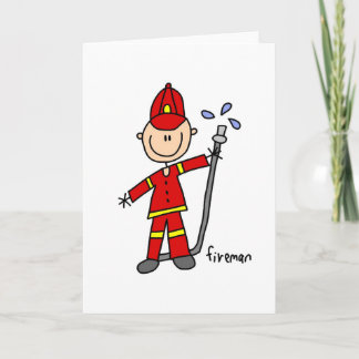 Strichmännchen-Karte für Feuerwehren Karte
