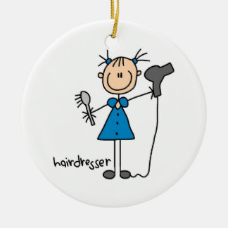 Strichmännchen Keramik Ornament