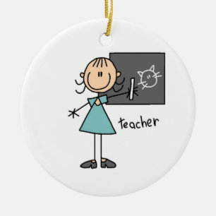 Strichmännchen Keramikornament