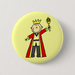 Strichmännchen King Button