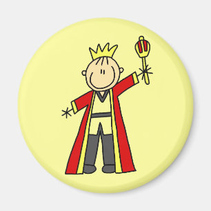 Strichmännchen King Magnet