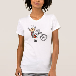 Strichmännchen-Koch, der Mischer-T - Shirts