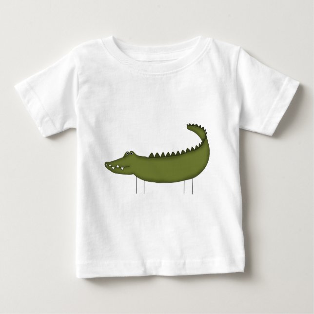 Strichmännchen Krokodilstränen und Geschenke Baby T-shirt (Vorderseite)