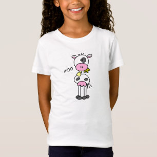 Strichmännchen-Kuh-T-Shirts und Geschenke T-Shirt