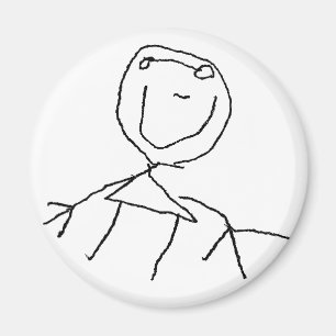 Strichmännchen Magnet