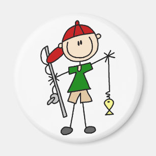 Strichmännchen-Magnet Magnet