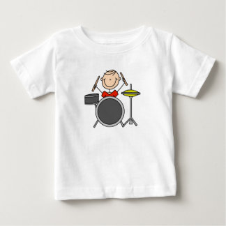Strichmännchen-männliche Schlagzeuger-T - Shirts