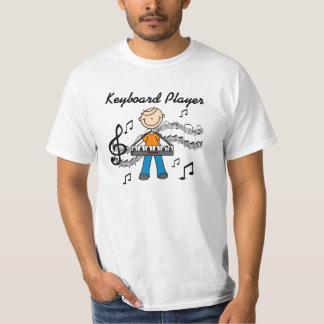 Strichmännchen-männliche T-Shirt