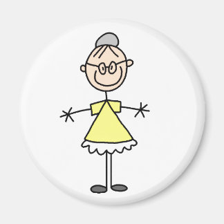 Strichmännchen Oma Magnet