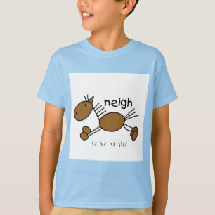 Strichmännchen-Pferdet-shirts und -geschenke T-Shirt