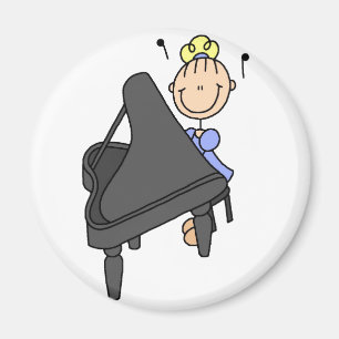 Strichmännchen Piano Magnet