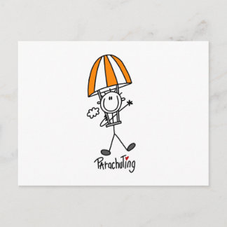 Strichmännchen Postkarte
