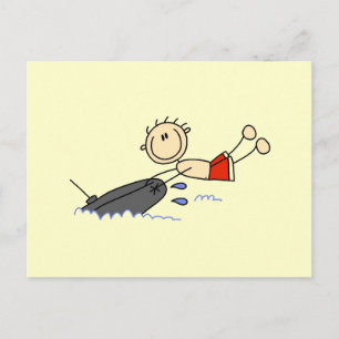 Strichmännchen Postkarte