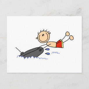 Strichmännchen Postkarte