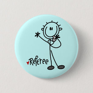 Strichmännchen-Referent-T-Shirts und Geschenke Button