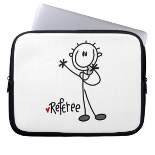 Strichmännchen-Referent-T-Shirts und Geschenke Laptopschutzhülle