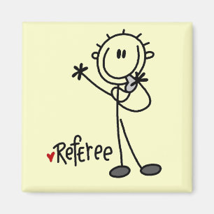 Strichmännchen-Referent-T-Shirts und Geschenke Magnet