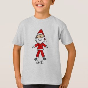 Strichmännchen Santa Claus Tshirts und Geschenke