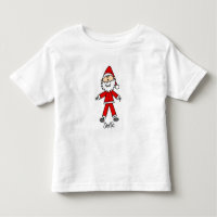 Strichmännchen Santa Claus Tshirts und Geschenke
