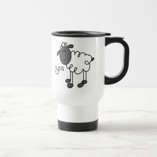 Strichmännchen-Schaf-T - Shirts und Geschenke Reisebecher