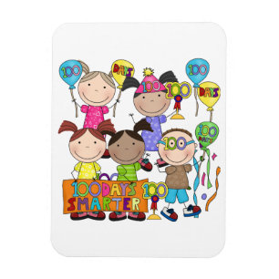 Strichmännchen scherzt 100 Tage intelligenter Magnet