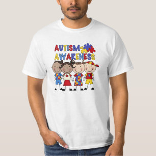 Strichmännchen scherzt Autismus-Bewusstsein T-Shirt