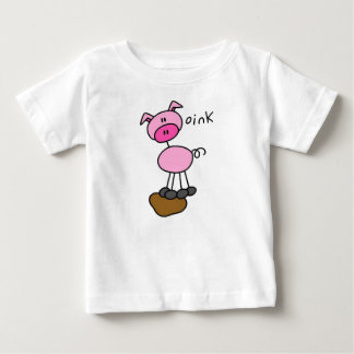 Strichmännchen-Schwein-T - Shirts und Geschenke