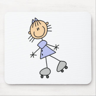 Strichmännchen-Skater Mousepad