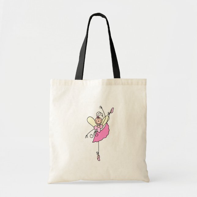 Strichmännchen-Tasche der Ballerina-fünf Tragetasche (Vorne)