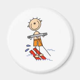 Strichmännchen Wasserski-Magnete Magnet