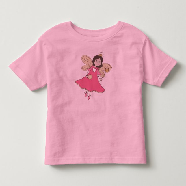 Strichmännchen-Zahnfee Kleinkind T-shirt (Vorderseite)