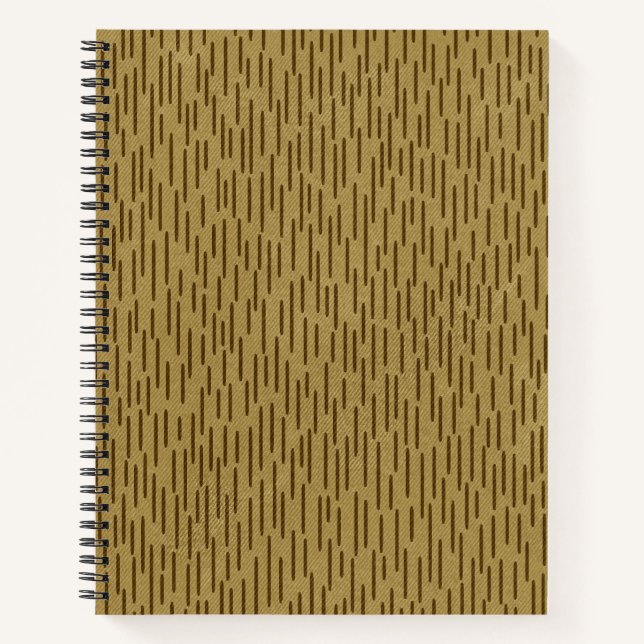 Strichtarn Camouflage Classic Worn Raindrop Notizbuch (Vorderseite)