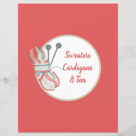 Strick der Red Divider-Page-Seite zeigt den Patter