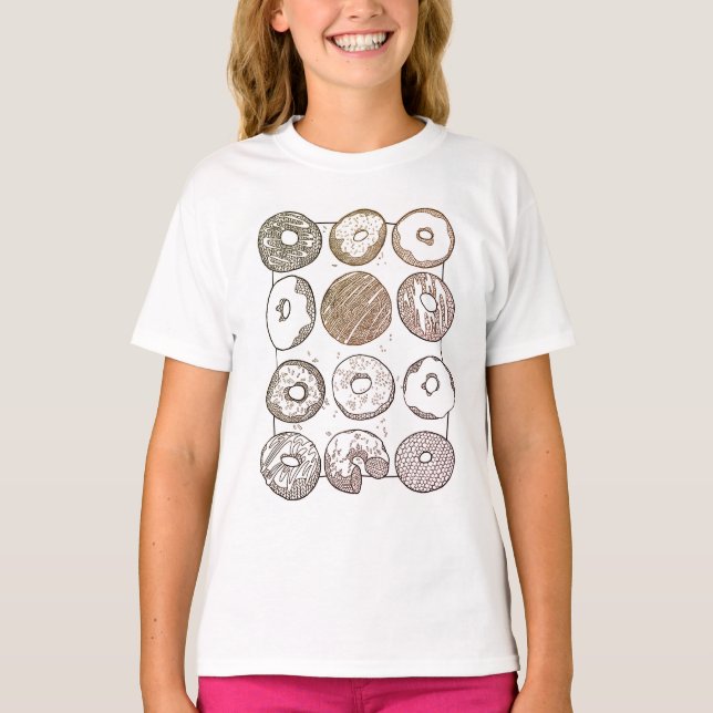 STRICK DOZEN DONUTS Kids T - Shirt (Vorderseite)