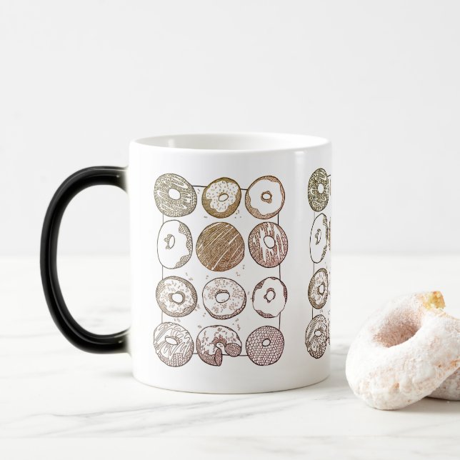 STRICK DOZEN DONUTS Morphing Tasse (Mit Donut)