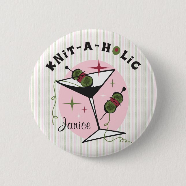 Strick-EIn-Holic Button (Vorderseite)