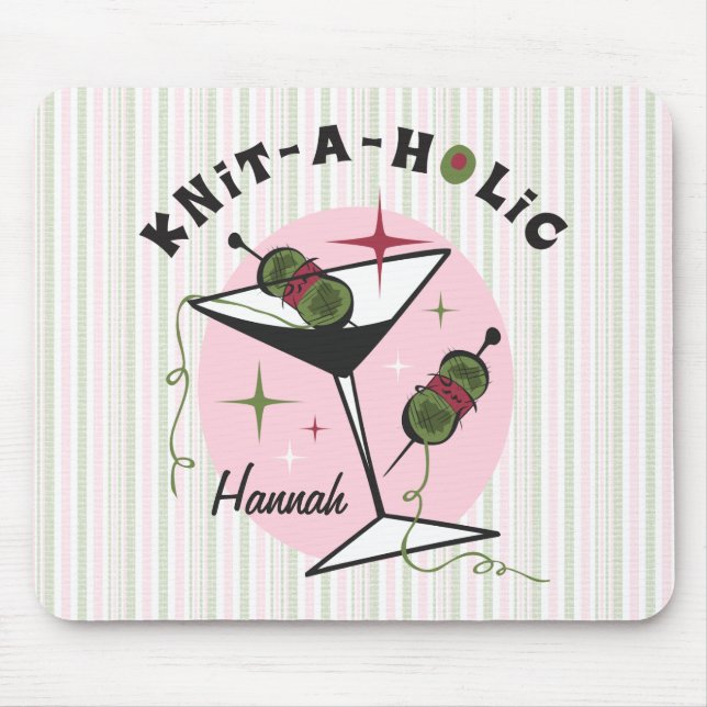 Strick-EIn-Holic Mousepad (Vorne)