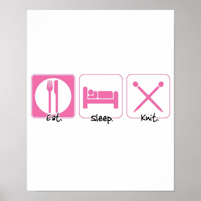 Strick essen poster (Vorne)