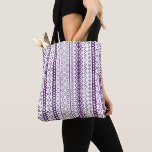 Strick Faded Fair Isle Watercolor Cabino lila