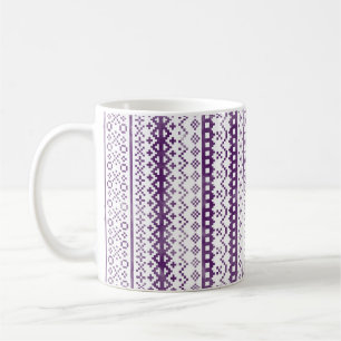 Strick Faded Fair Isle Watercolor Cabino lila Kaffeetasse